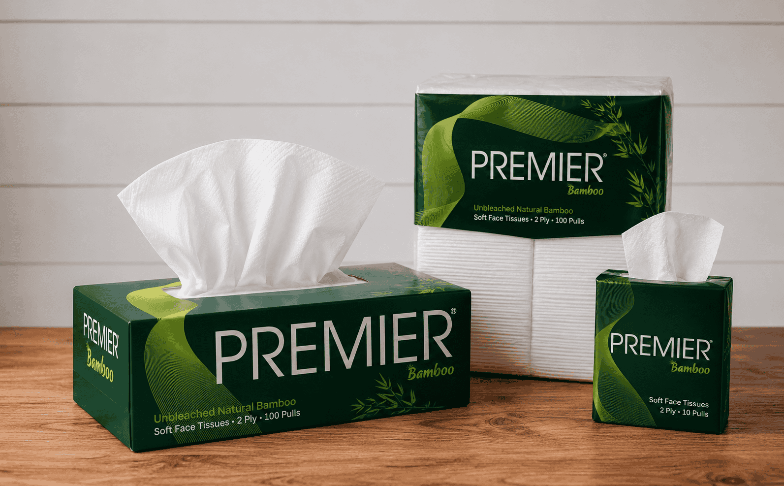 Premium tissue products